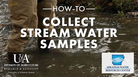 how to collect water samples